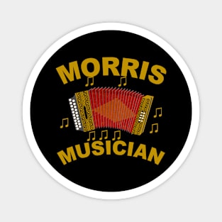 Morris Musician - Button Accordion Magnet